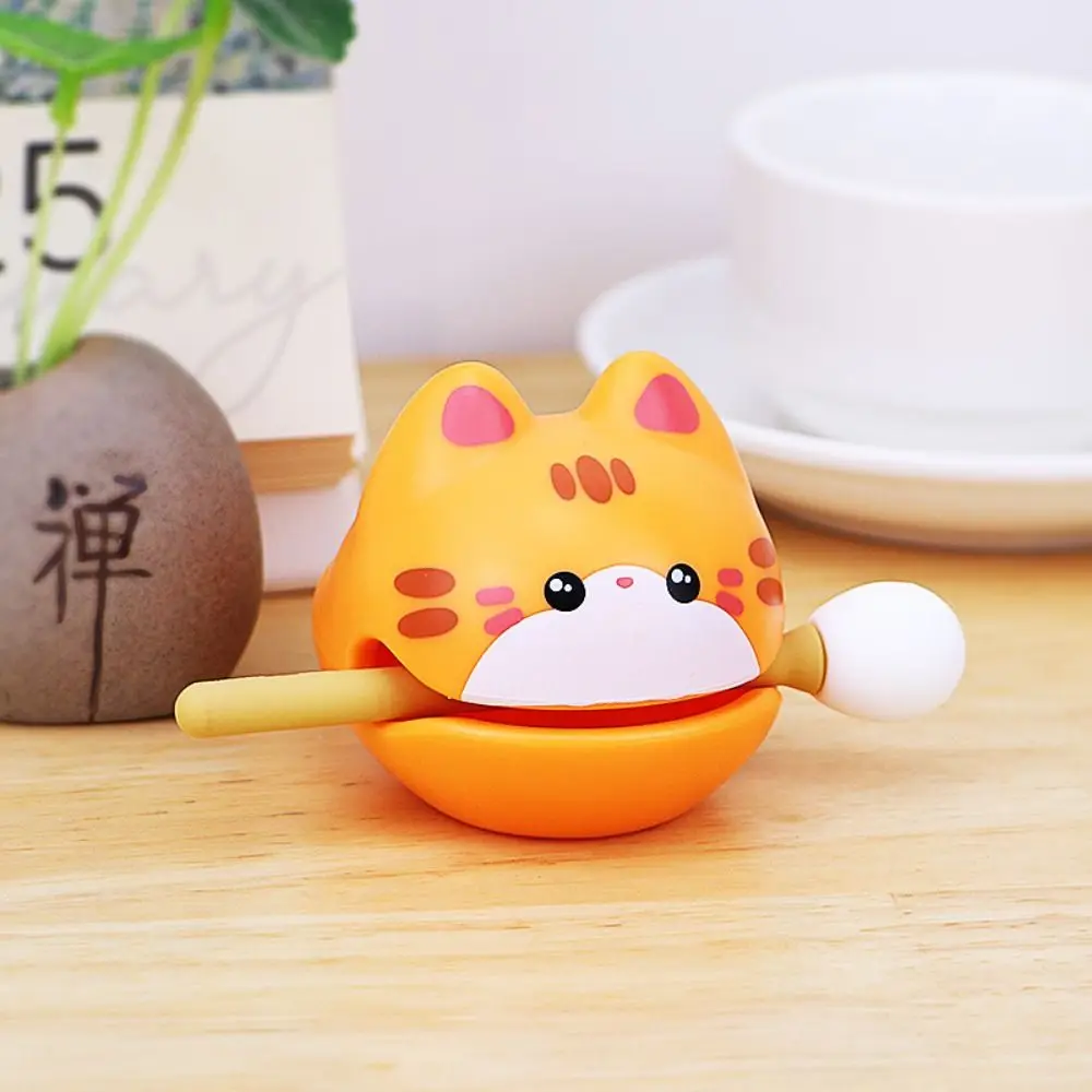 شكل حيوان أسماك خشبية صغيرة أسماك خشبية الحلي نحت خشبي الحلي قرع لطيف أداة قرع المبتدئين #3