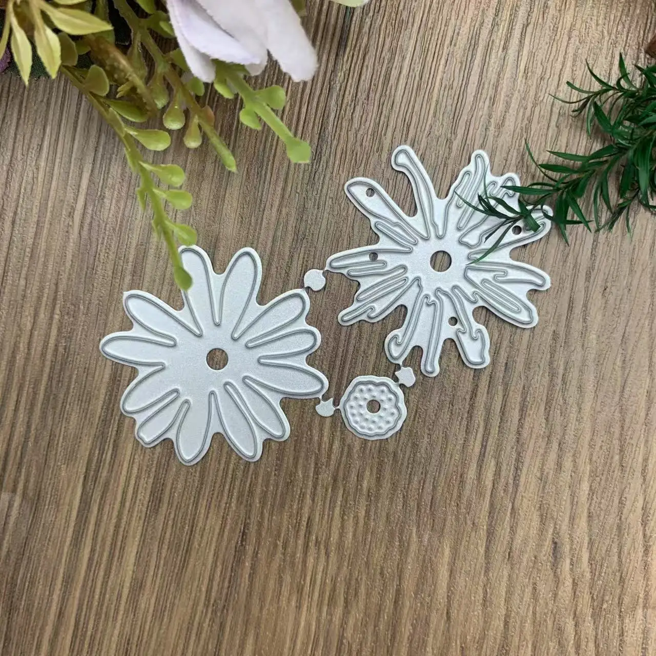 Layered Daisy Flower Metal Cutting Dies DIY Scrapbooking Floral Decor Card Making Die Cuts
