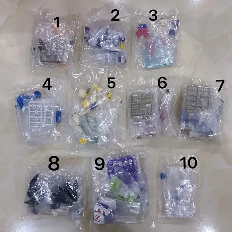    Burst V-Force Triple Battle Set, 3 Figuren, 6 cm hoch, Sammlerspielzeug, japanische Anime-Actionfiguren