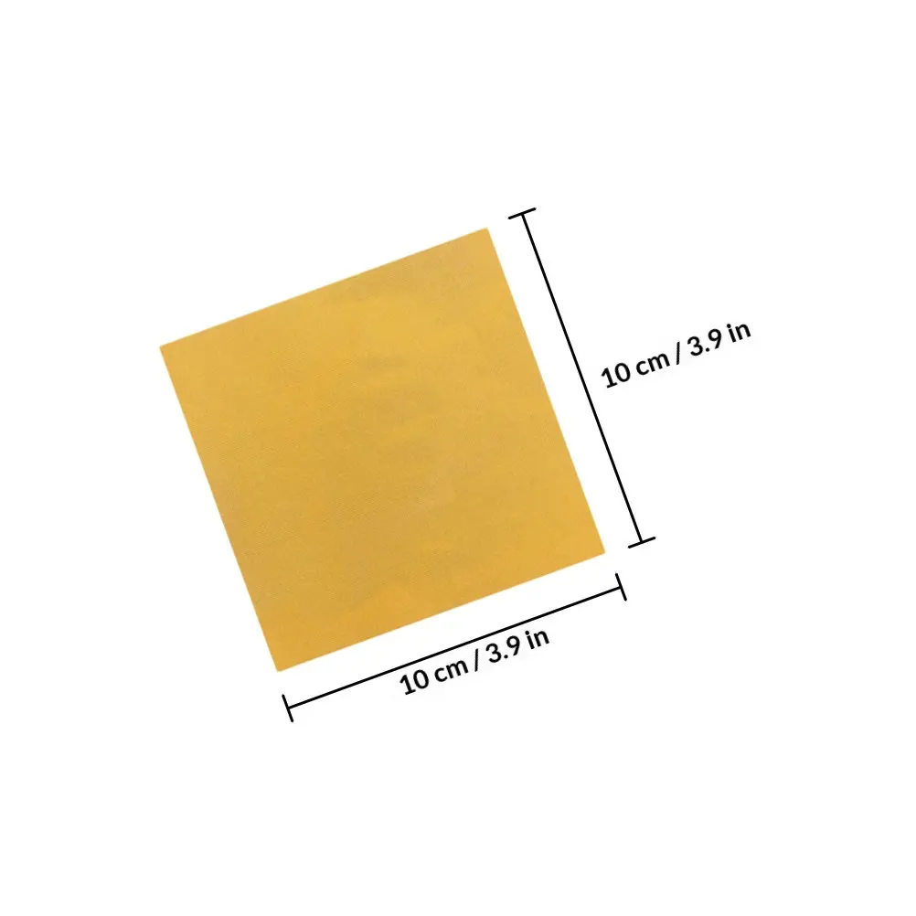 300Sheets Golden Foil Candy Wrapper Aluminum Food Safe Environmentally Friendly Tough Wrapping Paper for Chocolate DIY Bakery