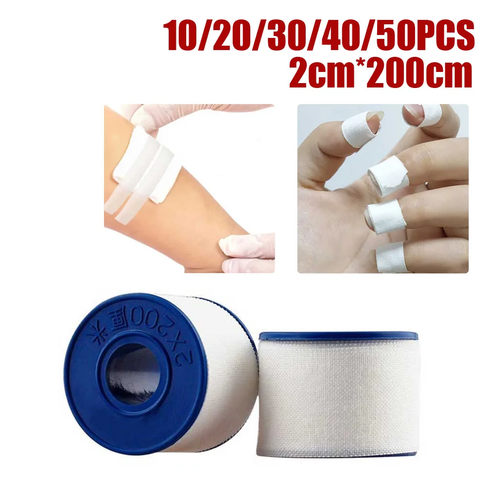 

2cm*200cm Pressure Sensitive Adhesive Tape Hemostatic Medical First Aid Styptic Bandage Emergency Kit Wound Dressing Patch