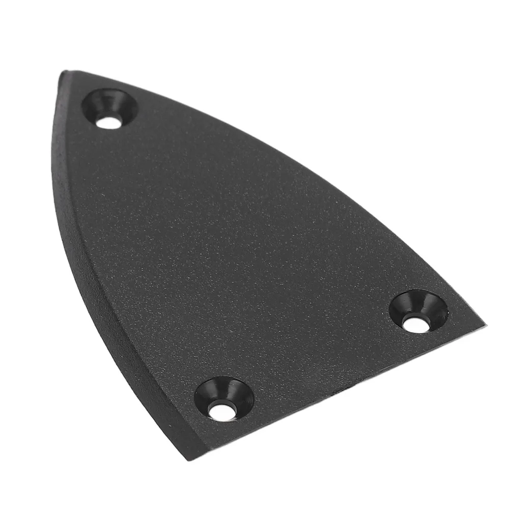 3PCS 3 Holes Design Truss Rod Cover Plastic Black Color Guitar Replacement Parts Plastic Guitar Covers Guitar Maintenance