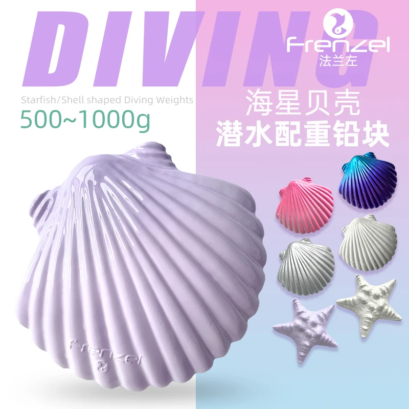 قذيفة جديدة المرجحة كتلة الرصاص الحرة الغوص الرئة الصيد والصيد معدات حورية البحر تحميل كتلة حورية البحر الغوص الملحقات