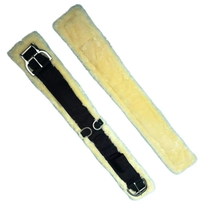 Western saddle pulley belly strap, plush belly strap, anti-burn belly and anti-abrasion accessories
