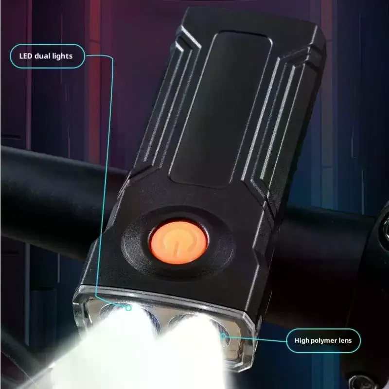 Rechargeable Bike Light Mini Night Safety Warning Taillight Front Rear Bicycle Lamp LED Highlight Riding Taillight Bicycle Light