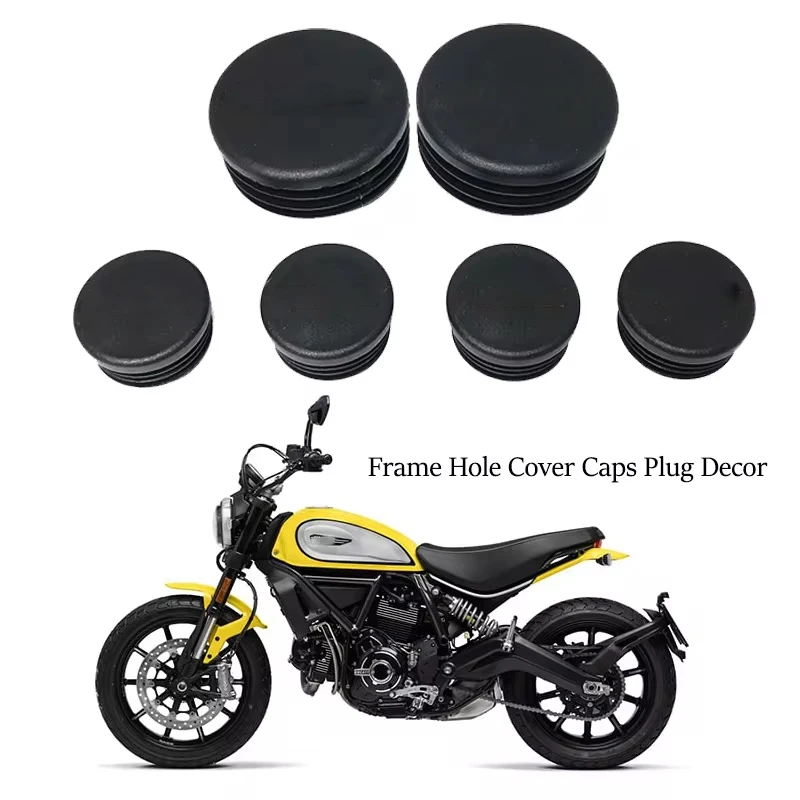 For Ducati Scrambler 400 800 2014 2015 2016 2017 2018 2019  Fairing Screws Frame Hole Cap Cover Plug Decor Frame Cap Set 6pcs