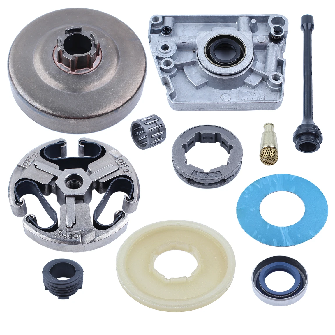 مخلب طبل ضرس حافة مضخة زيت مجموعة غطاء غبار ل HUSQVARNA 268 272 XP 61 66 266 بالمنشار 501 51 25 01
