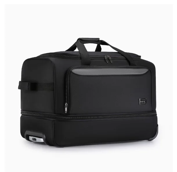 

Rolling luggage Bag 22 inch Men Travel Trolley Handbag carryon hand Luggage bags Softside Carry on Foldable Travel Trolley Bag