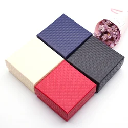 White Small Gift Box for Jewelry Necklace Earring Bracelet Ring Keychain Brooch Red Storage Package Cheap Boxes Lots Wholesale