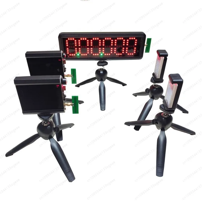 

Professional Auto Infrared Laser Timer for Athletics Sprint Roller Skating Racing, gold kana Test Equipment with 0.001s Accuracy