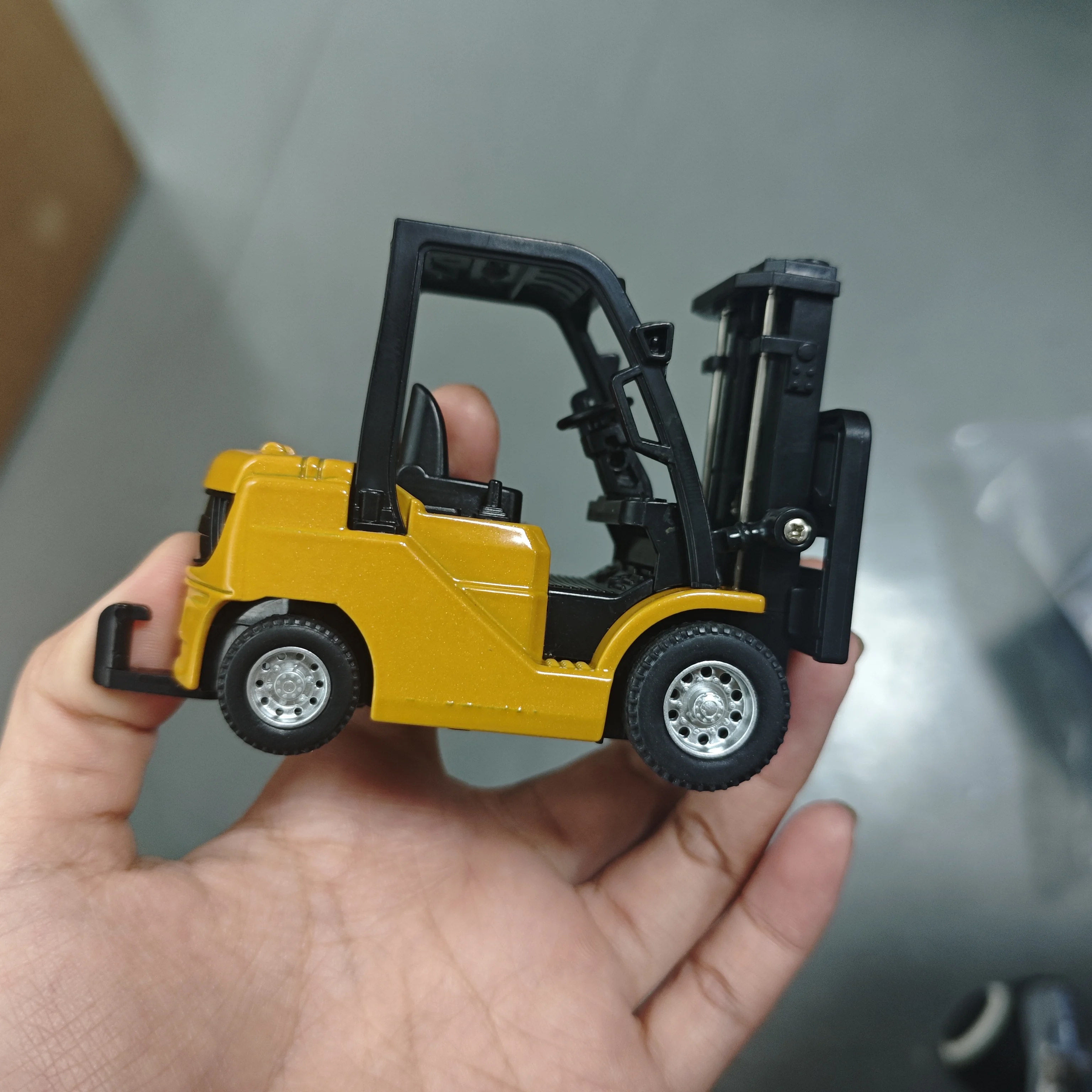 9IMOD 1/64 RC Car Alloy Forklift 2IN1 Crane And Forklift APP Control 2.4GHz With Trailer