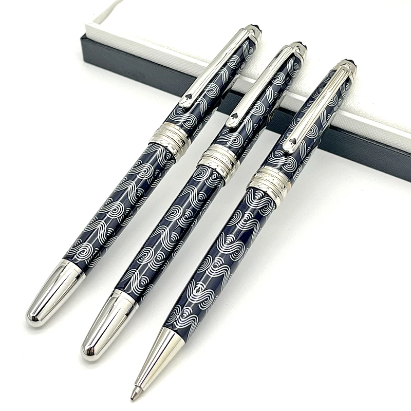 Luxury MB Metal 163 Rollerball Ballpoint Pen Limited Edition Series 80 Days Around The World With Serial Number