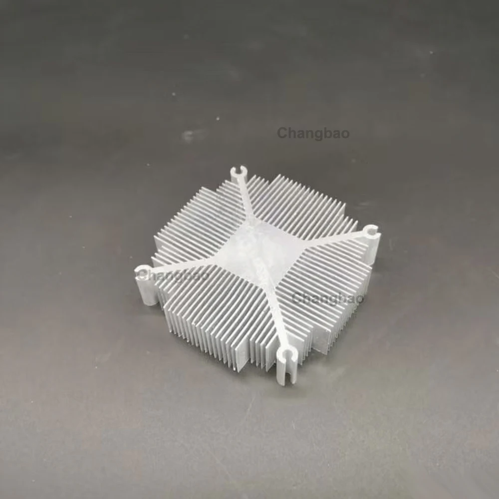 Алюминиевый радиатор 90 мм для светодиодной лампы высокой мощности COB 10 Вт 20 Вт 30 Вт 50 Вт - Радиатор охлаждающего ребра для светодиодного освещения