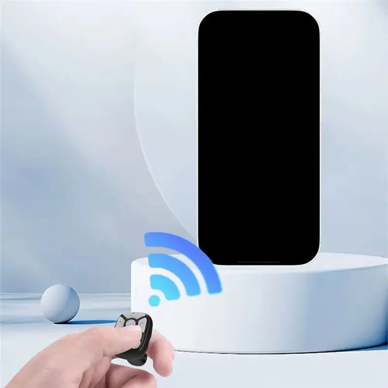 A31T Bluetooth Remote Control Scrolling Ring Finger for Phone Video Selfie, Camera Controller Page Turner for Android iOS