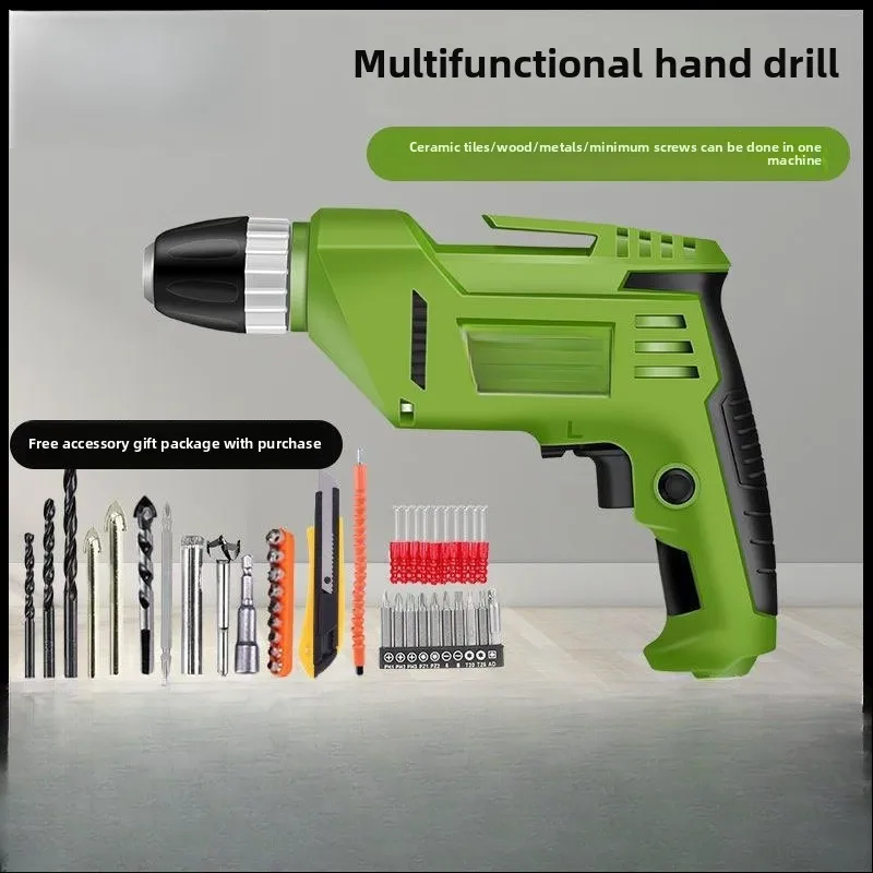

Hand Drill 220v Electric Screwdriver Multi-function Household Electric Drill Screwdriver