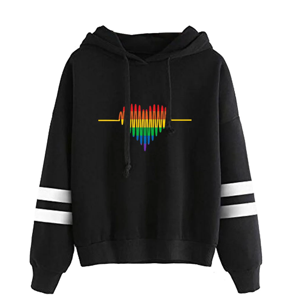 Camisola Pride LGBT Gay Love para homens e mulheres, moletom lésbico arco-íris, agasalho Harajuku, tops de streetwear, moda outono e inverno