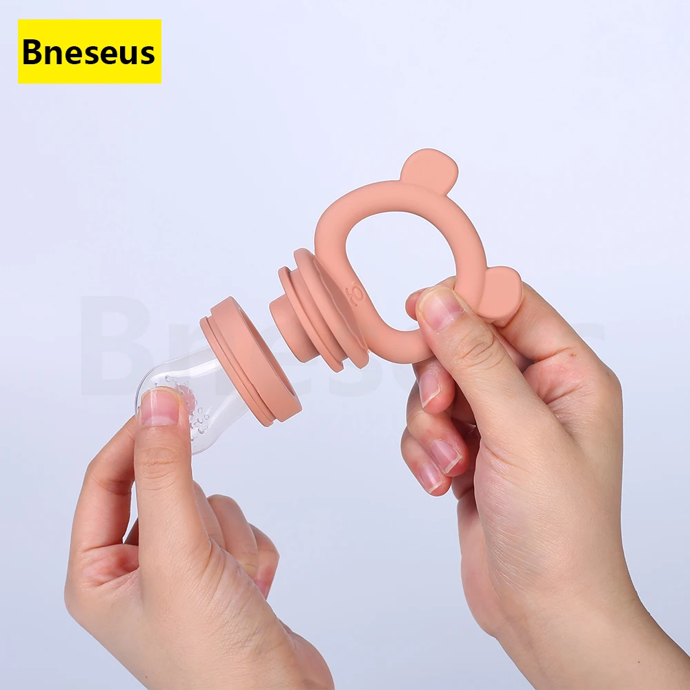 Baby Food Processor Teether Pacifier, Anti-Thumb-Sucking Molar Soothing Toy for Teething Discomfort & Mood Relief - Image 2