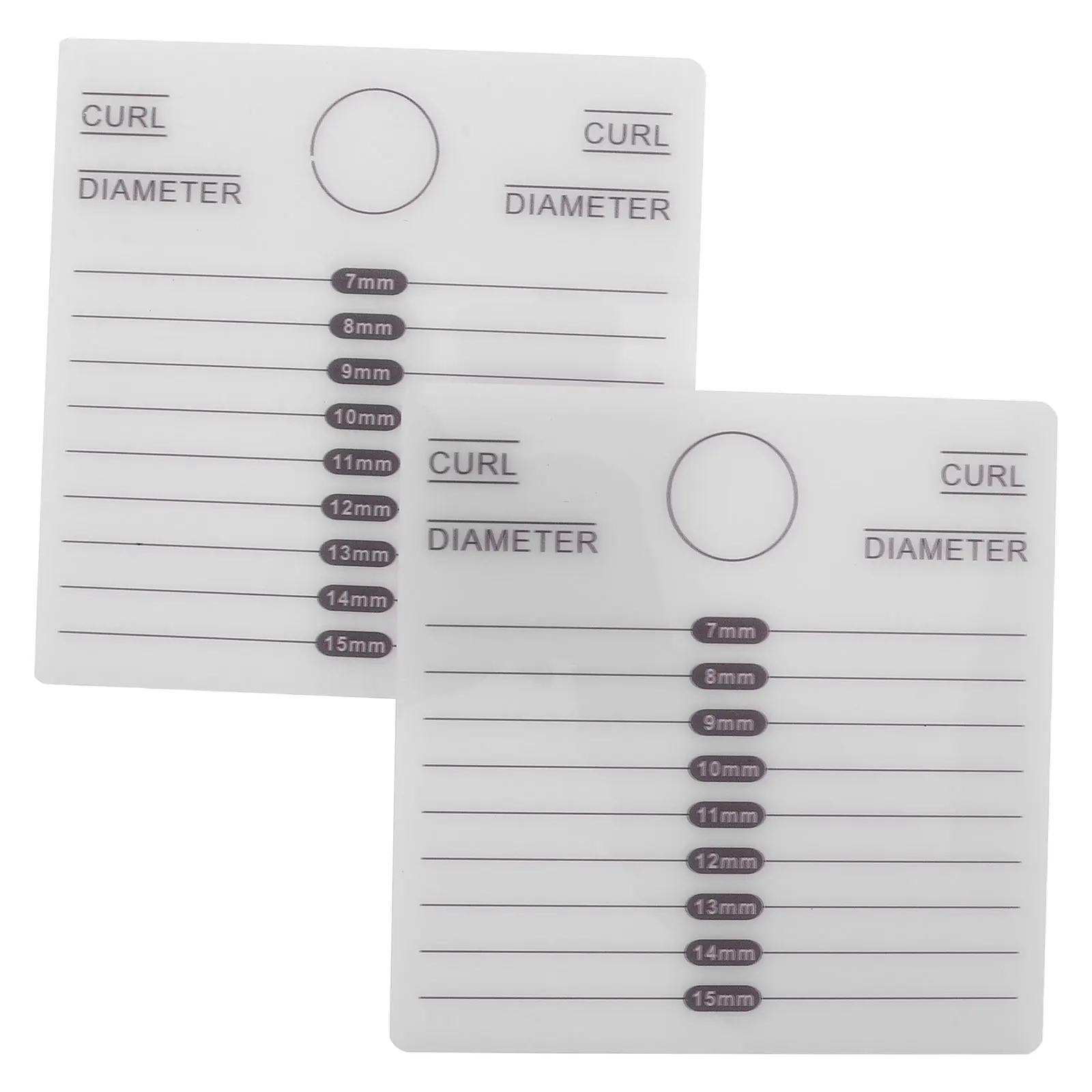 

2pcs Portable Eyelash Pallet Acrylic Extension Tool Grafting Holder Board False Eyelashes Organizer Sturdy Durable Display Tray