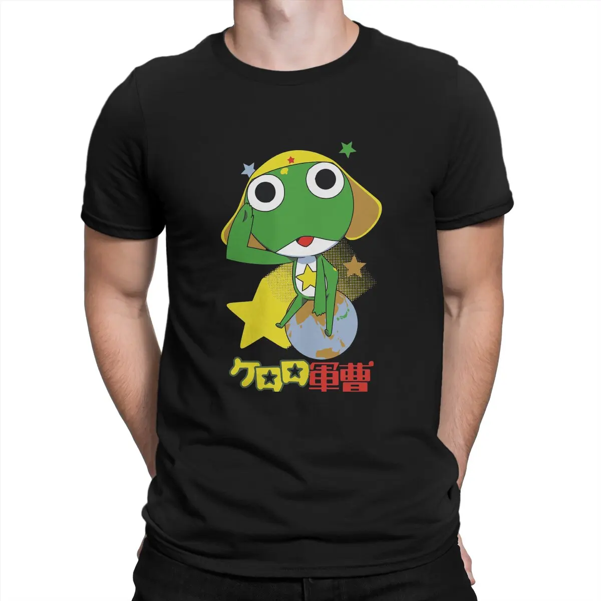 Sgt Frog Keroro Gunso Cartoon Anime Man TShirt Graphic Distinctive T Shirt Original Sweatshirts Hipster