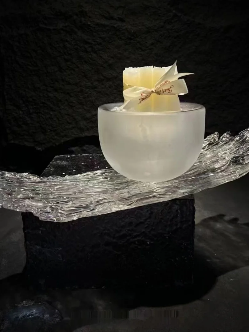 

Seood Saimi Decorative King Crab East Rising Pattern Glass Ripple Display Piece Kitchen Cooking Utensils Geometric ape