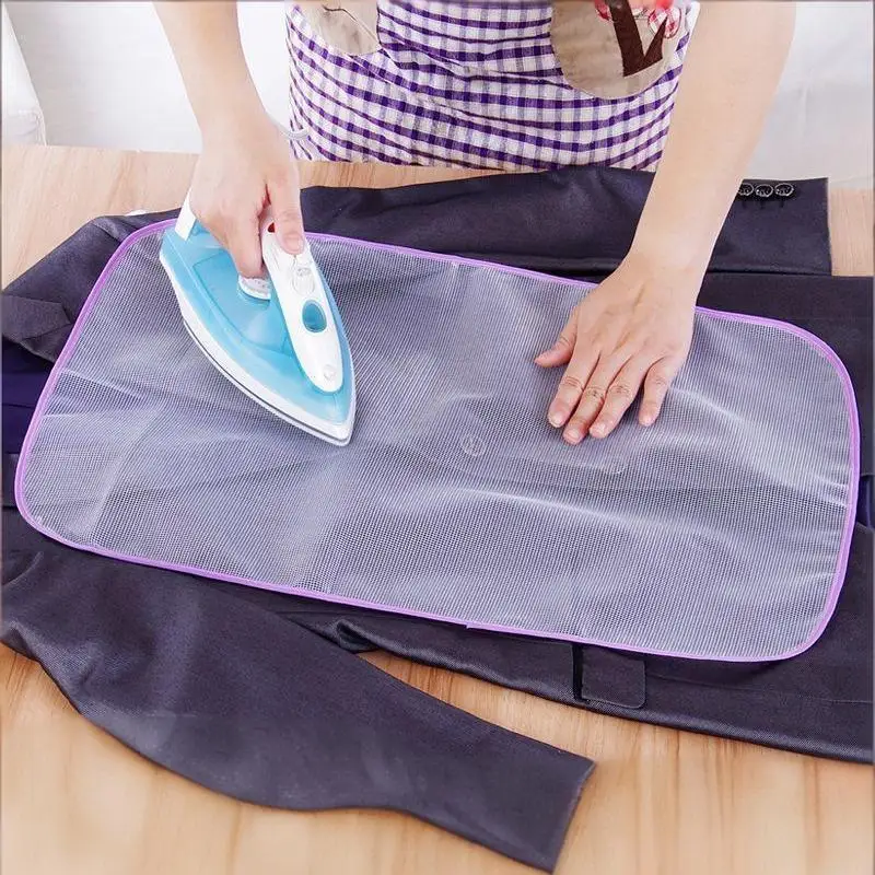 Heat Insulation Ironing Board Pad Cover High Temperature Resistance Anti Scald Mat Random Color for Laundry Room Bedroom