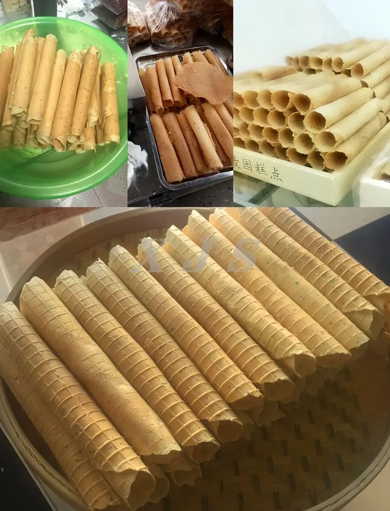 Ice Cream Cone Machine Pizza Pie Frying Grill Tool Electric Egg Roll Maker Crispy Omelet Crepe Baking Pan Waffle Pancake