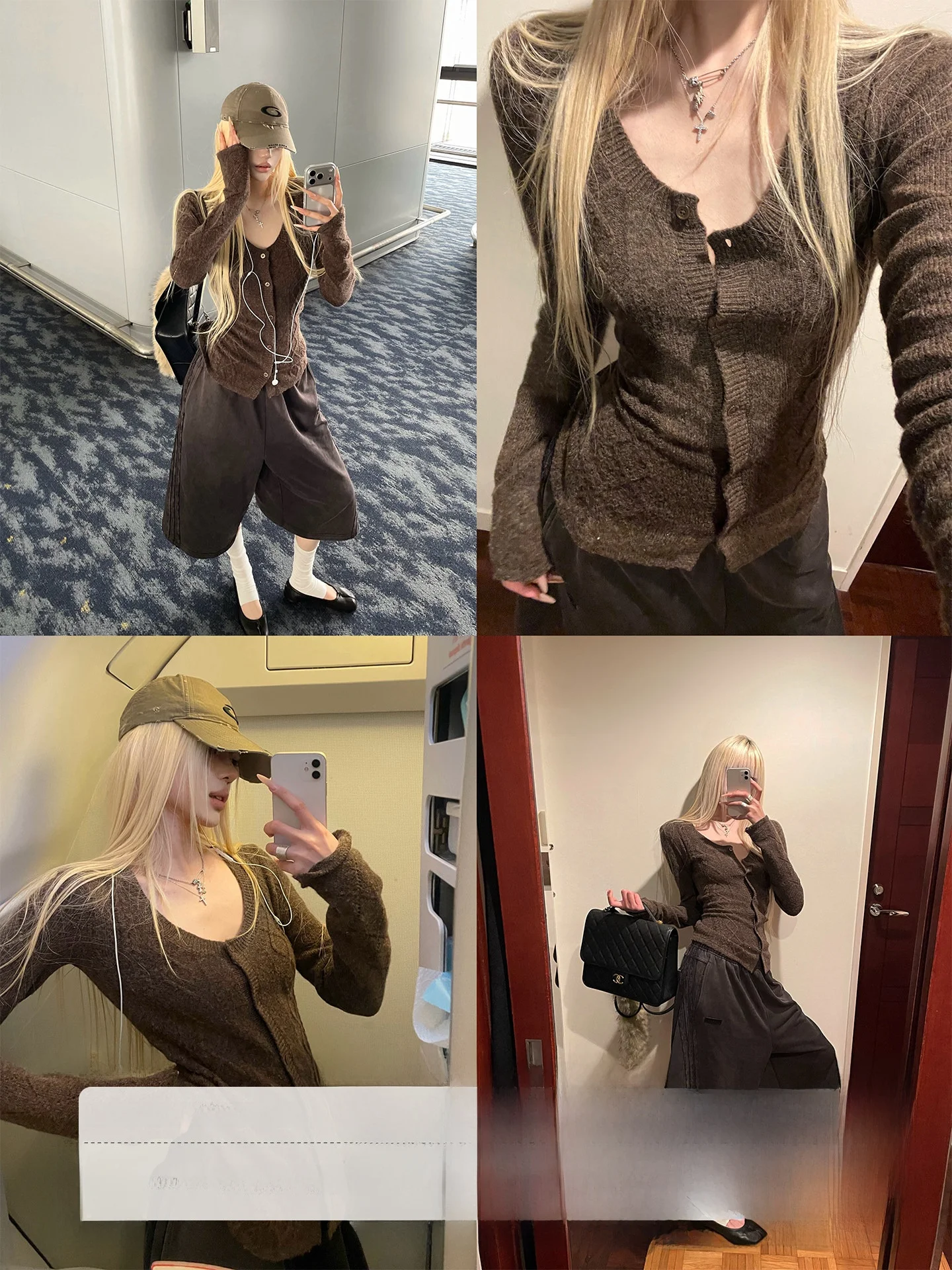 

Warmth' 3D Knitted Sweater Cardigan Slim Fit Waist Cinched Knitwear Casual Style Polyester Viscose Wool Blend Long Sleeve But...