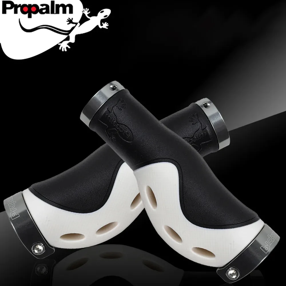 Propalm HY-1920EP Cycling Handlebar Grips Anti-Skid Double Color Lockable Mountain Road Bike Handle Covers Bike Accessories