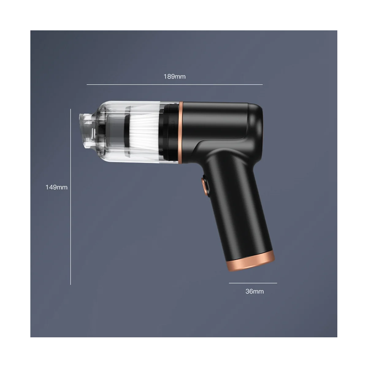 Aspirador de pó portátil do carro, Mini Handheld, soprando poeira, casa, Dual-poeira Catcher, escritório