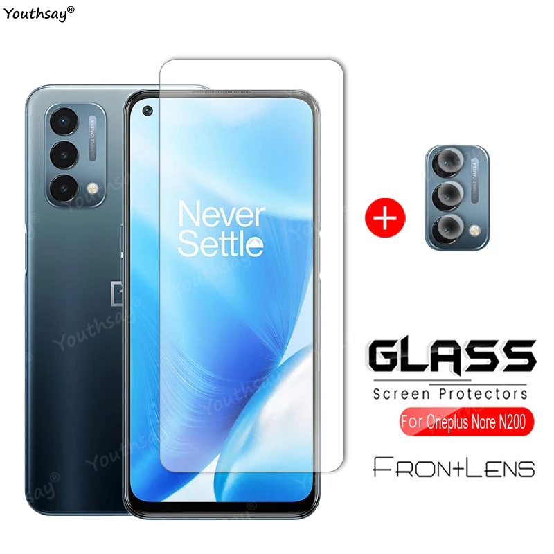 

Tempered Glass For Oneplus Nord N200 Glass Glass Screen HD Protector Camera Len Film For Oneplus Nord 2 N200 5G N100 N10 CE 9 9R