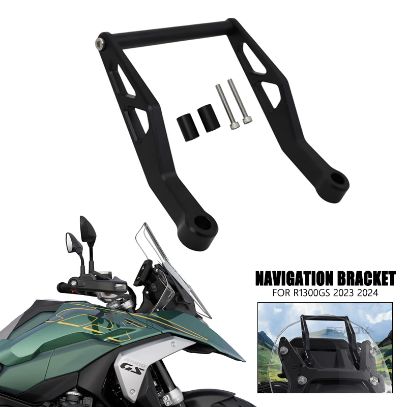 

R1300GS Motorcycle Accessories Navigation Bracket GPS Plate Bracket Adapt Holder For BMW R 1300 GS R1300 GS R 1300GS 2023 2024