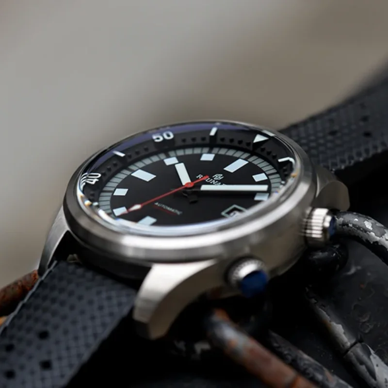 RDUNAE العتيقة R3 جديد 200 متر الغوص ساعة ميكانيكية فاخرة الياقوت الزجاج Nh35A حركة التلقائي الفولاذ المقاوم للصدأ ساعة رجالي