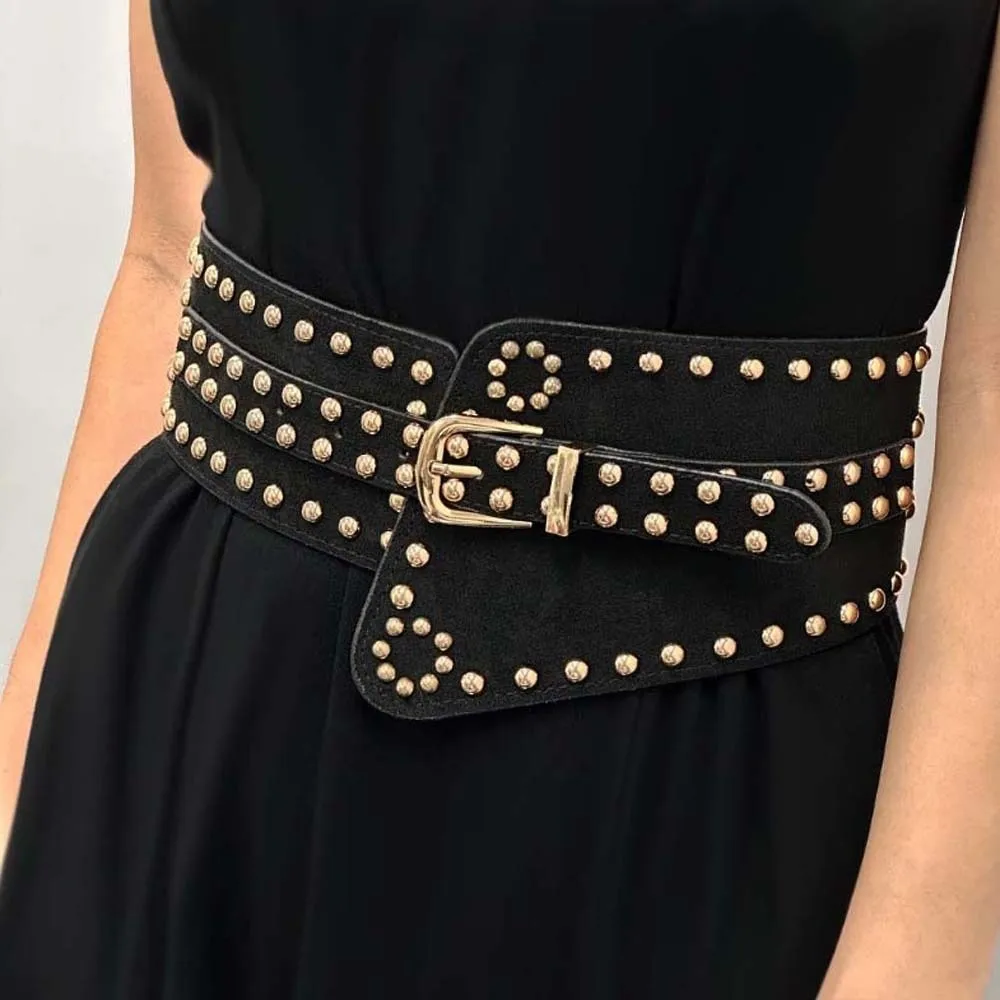 adjustable-rivet-wide-waistbands-personalized-design-jeans-decor-y2k-cool-girls-belt-punk-style-solid-color