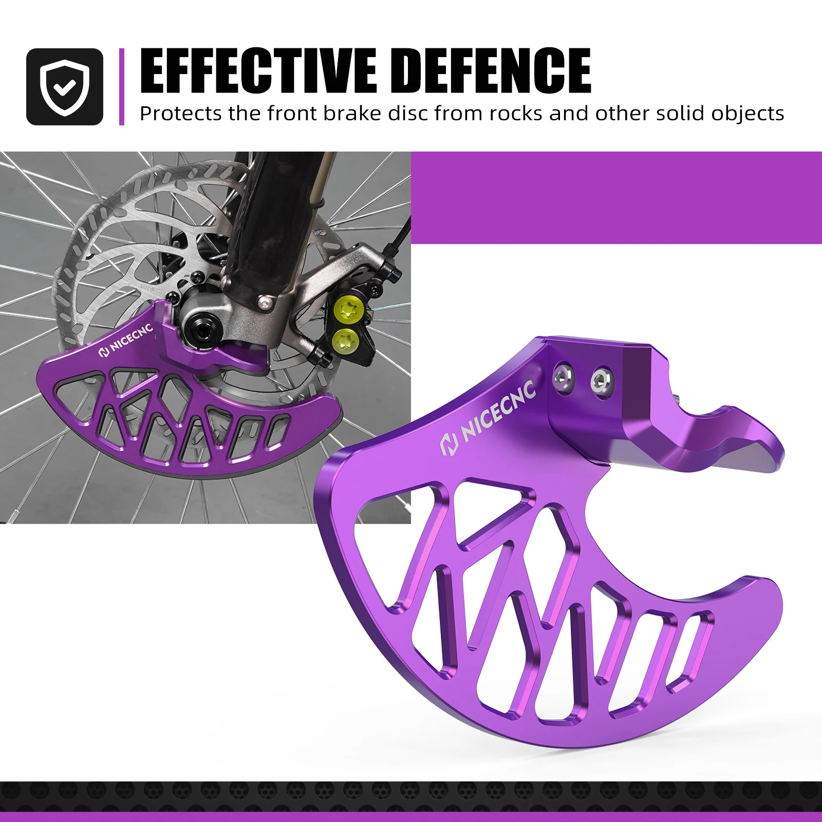 Per Surron Bici Elettrica Freno Anteriore Disco Guard Forcella Anteriore Gamba Inferiore Sinistra Destra Kit di Copertura Per 2025 2024 Surron Light Bee XS L1E