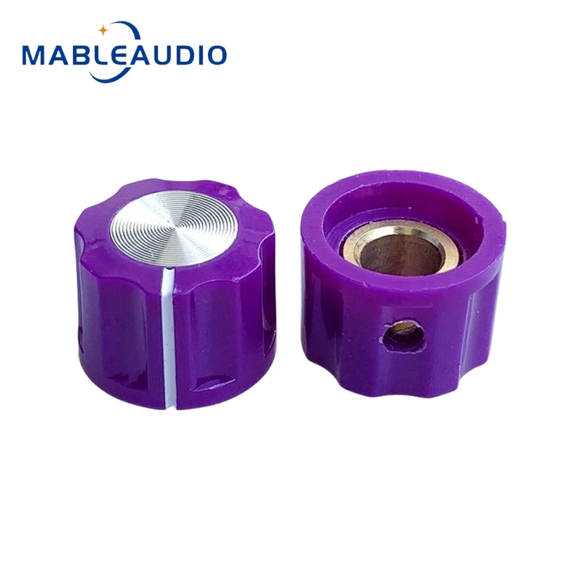 5 Stück 16x12 Gitarren-Leistungs verstärker knopf CD-Effektor Lautstärke regler Blende 6,4mm – Detail 11
