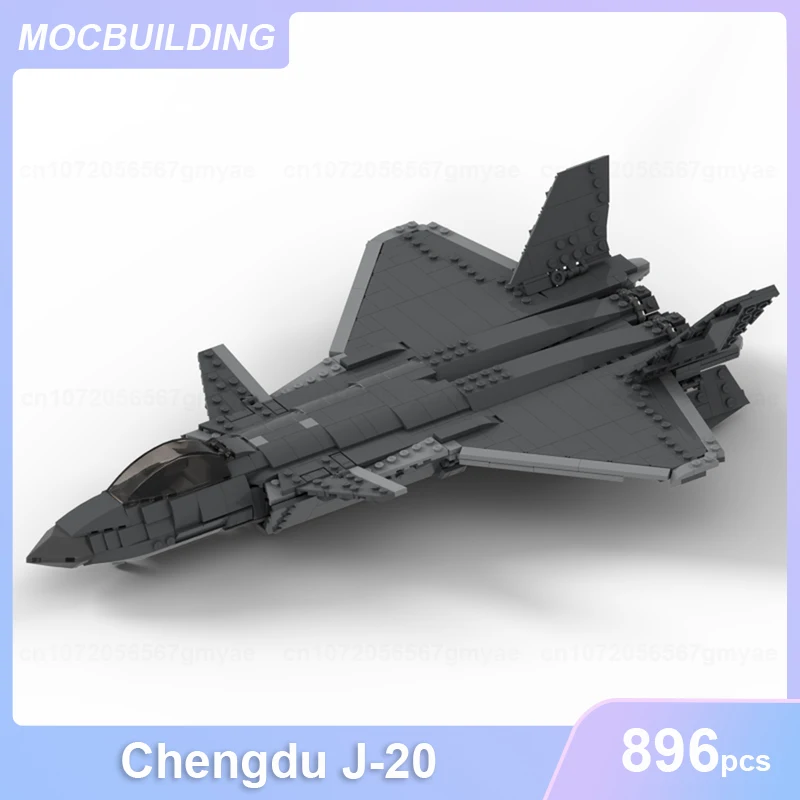 

Chengdu J-2 Aircraft Model MOC Building Blocks DIY Assemble Bricks Military Educational Toys Collect Transport Xmas Gifts 896PCS