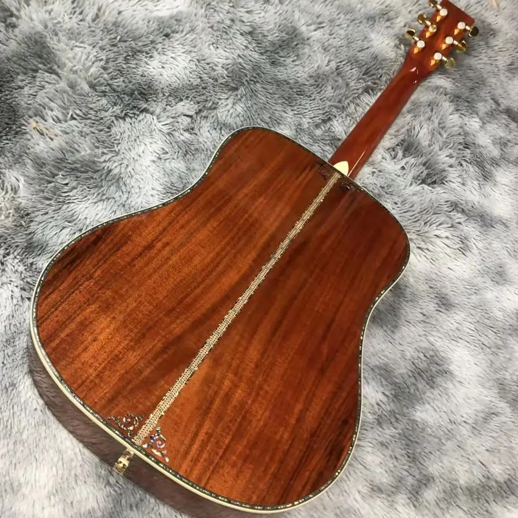 41 inch D45 full acacia deluxe acoustic guitar