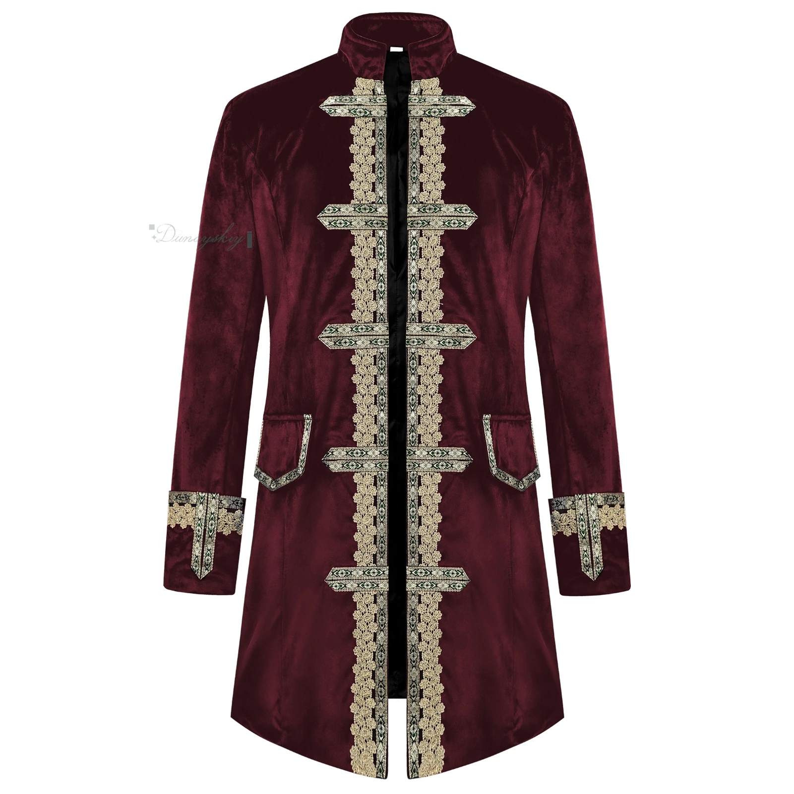 

Средневековое ретро-готическое платье для мужчин, элегантное платье, традиционное средневековое платье в стиле панк, косплей, disfraz, ролевая игра на Хэллоуин