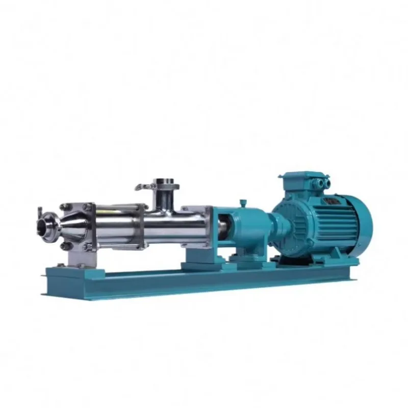 

Food grade stainless steel screw pump, high viscosity liquid transfer eccentric single screw pump
