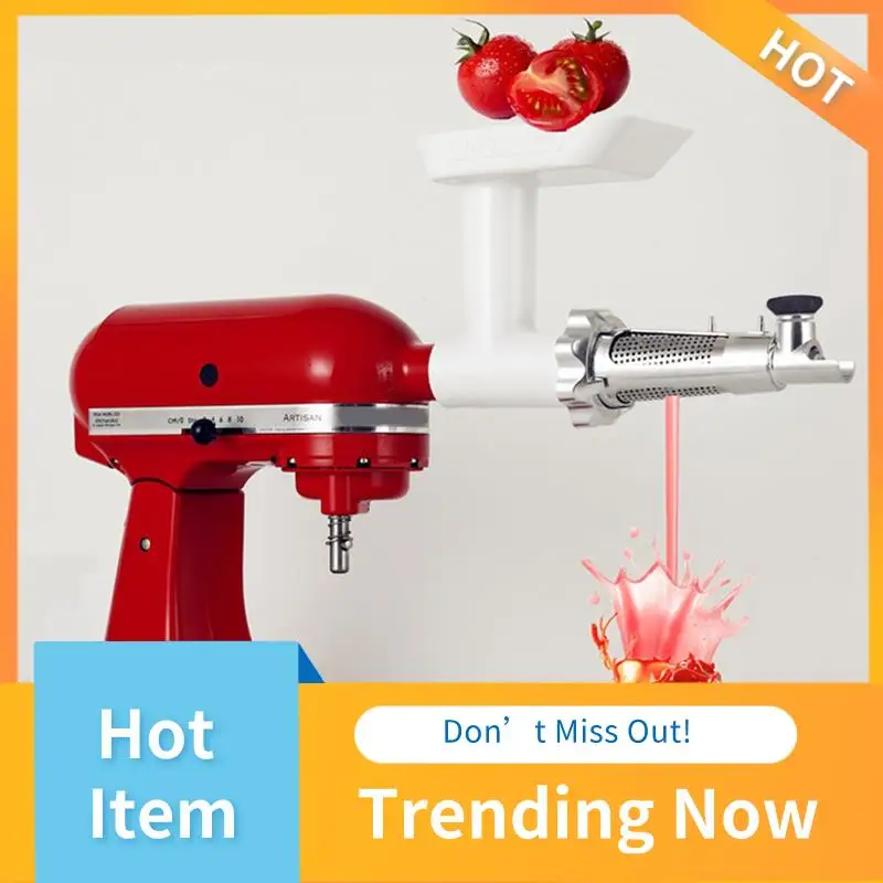 

A13I-насадка для мясорубки для миксеров Kitchenaid FGA, соковыжималка для томатов, сетчатый винт, втулка фильтра, перегородка, аксессуары