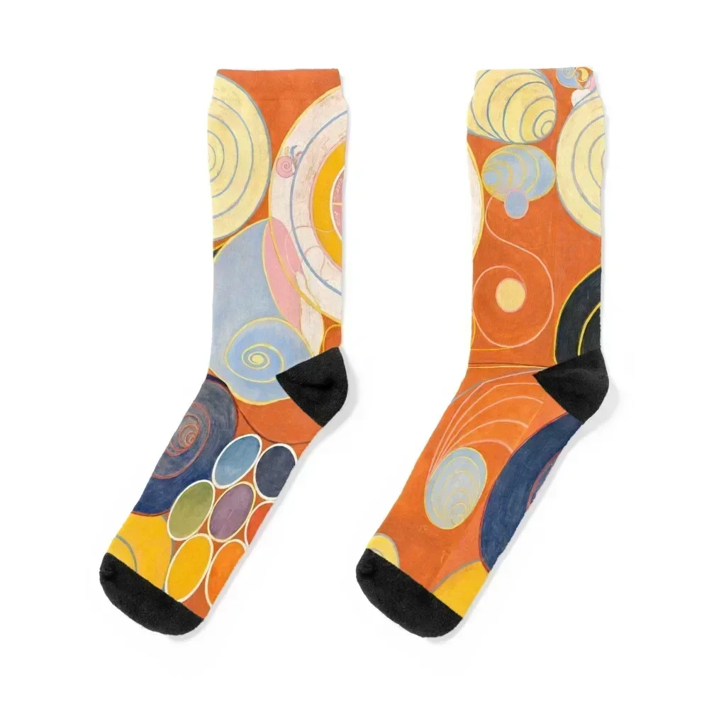 

Hilma af Klint - The Ten Largest, No. 03, Youth - ynglingaldern, Group IV - (1907) Socks funny gifts floor Male Socks Women's