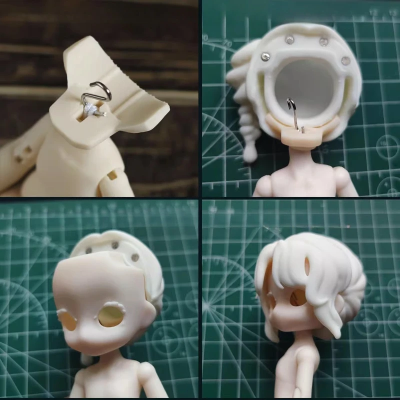 12 Points Bjd Doll Conversion Gsc Neck Collar Support OB11 Reinvention Neck Replacement Parts Doll Neck Plastic Hook Gasket