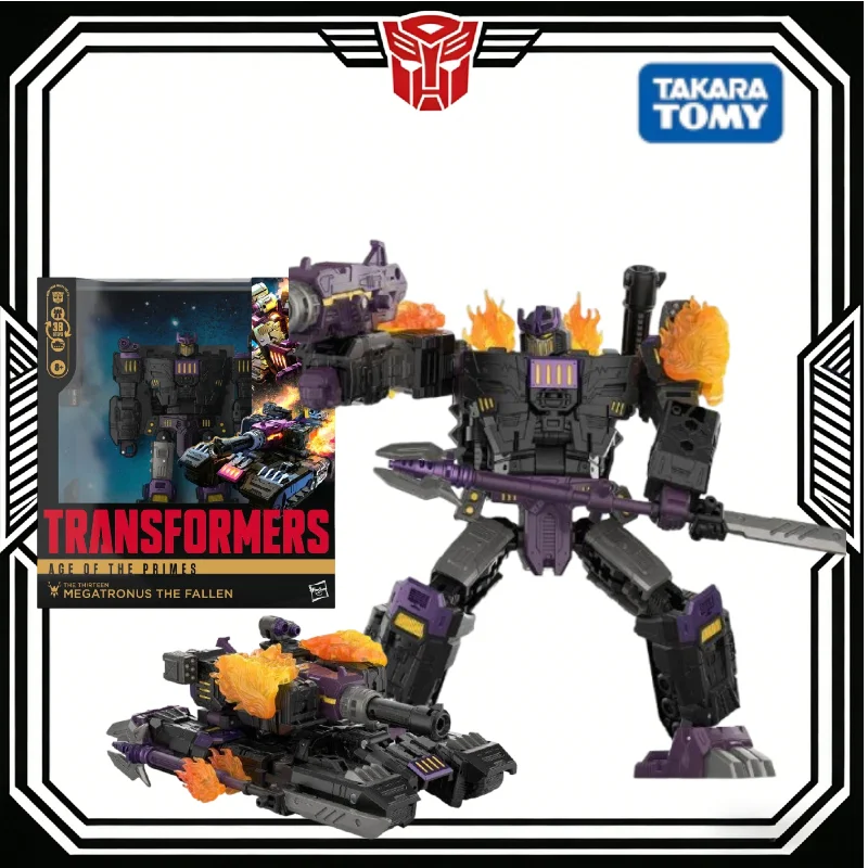 

In Stock Hasbro Age of The Primes L Class Megatronus Action Figure The Fallen Garage Kit Transformable Robot Anime Cartoon