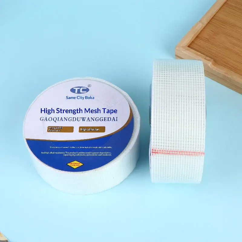 2 Rollen 30M Glasfaser Selbstklebendes Netzband Wandriss-Reparatur Thermische Isolierung Dekoratives Netzband Nahtband – Detail 6