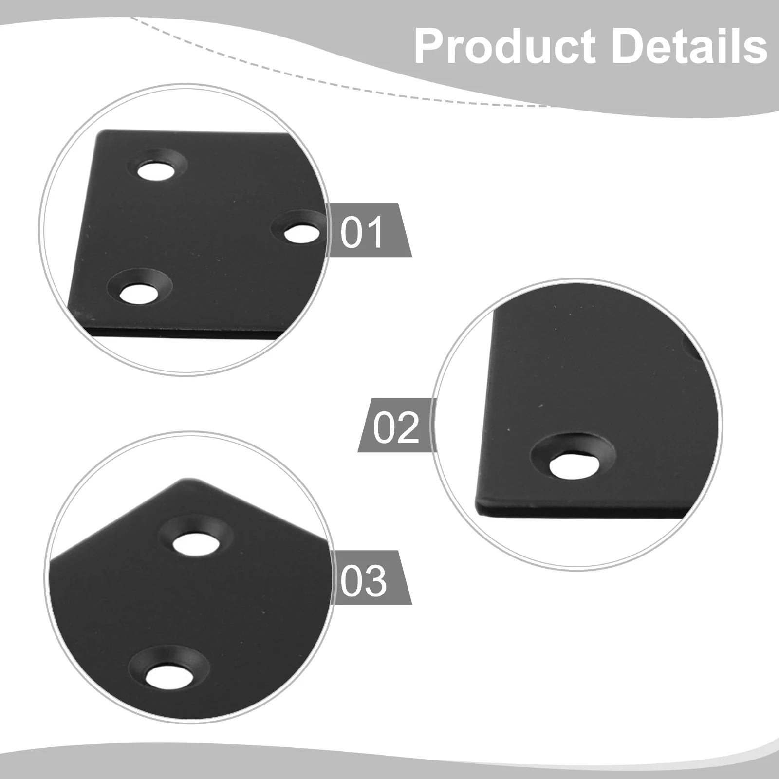

As Shown In The Picture Corner Fixing Brackets 10pcs Stainless Steel Brackets 10 Pack Brackets Corner Bracket For Wood