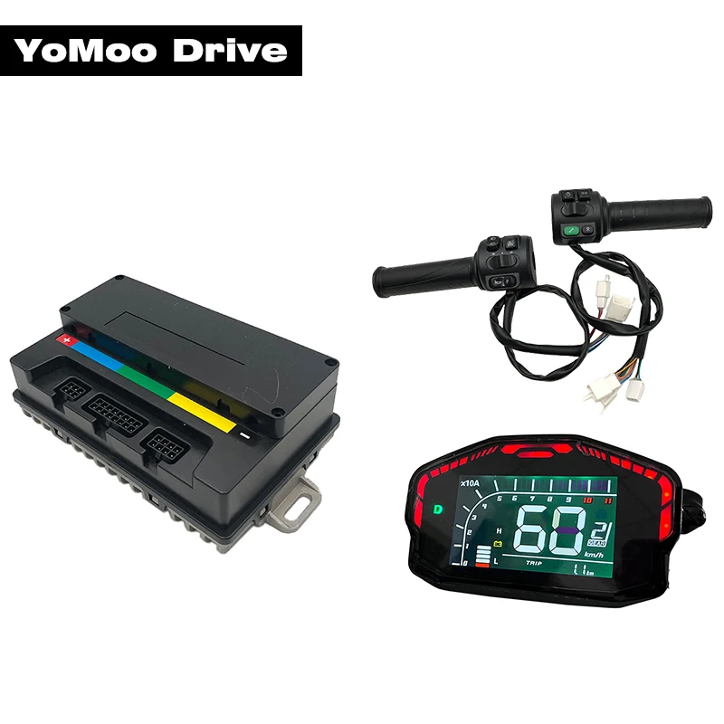 

Контроллер синусоидального тока EM50S 55A 1KW для мотор-колеса QS с дисплеем DKD LCD и комплектом дроссельной заслонки T08