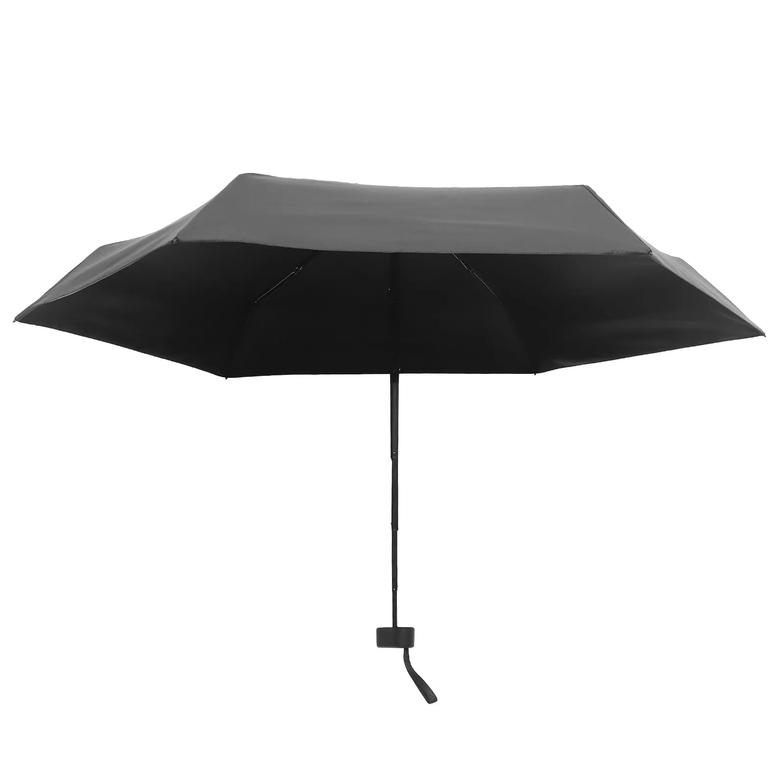 

Pocket Six Folding Sun Umbrella Compact Foldable Rain Sun Umbrella Uv Protection Mini Travel Parasol Lightweight for Girls Women