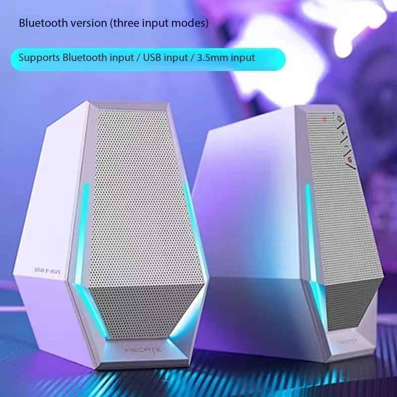 

2.0 Gaming Speaker RGB Luminous Bluetooth 5.3 EQ Sound USB Wired Laptop Desktop Computer Gaming Desktop Soundbox