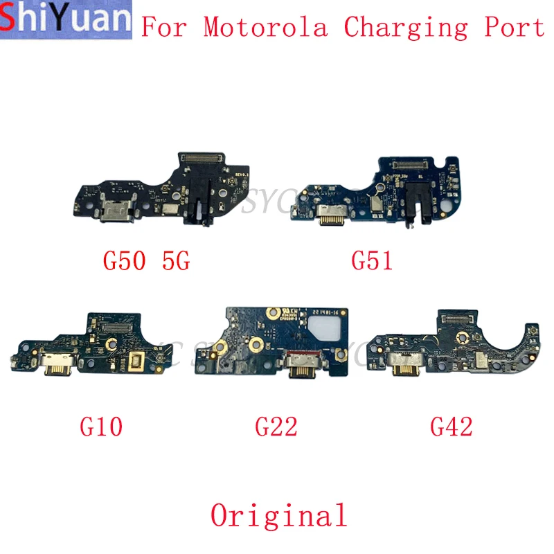 

Original USB Charging Port Connector Board Flex Cable For Motorola Moto G50 G51 G10 G22 G42 Charging Connector Replacement Parts