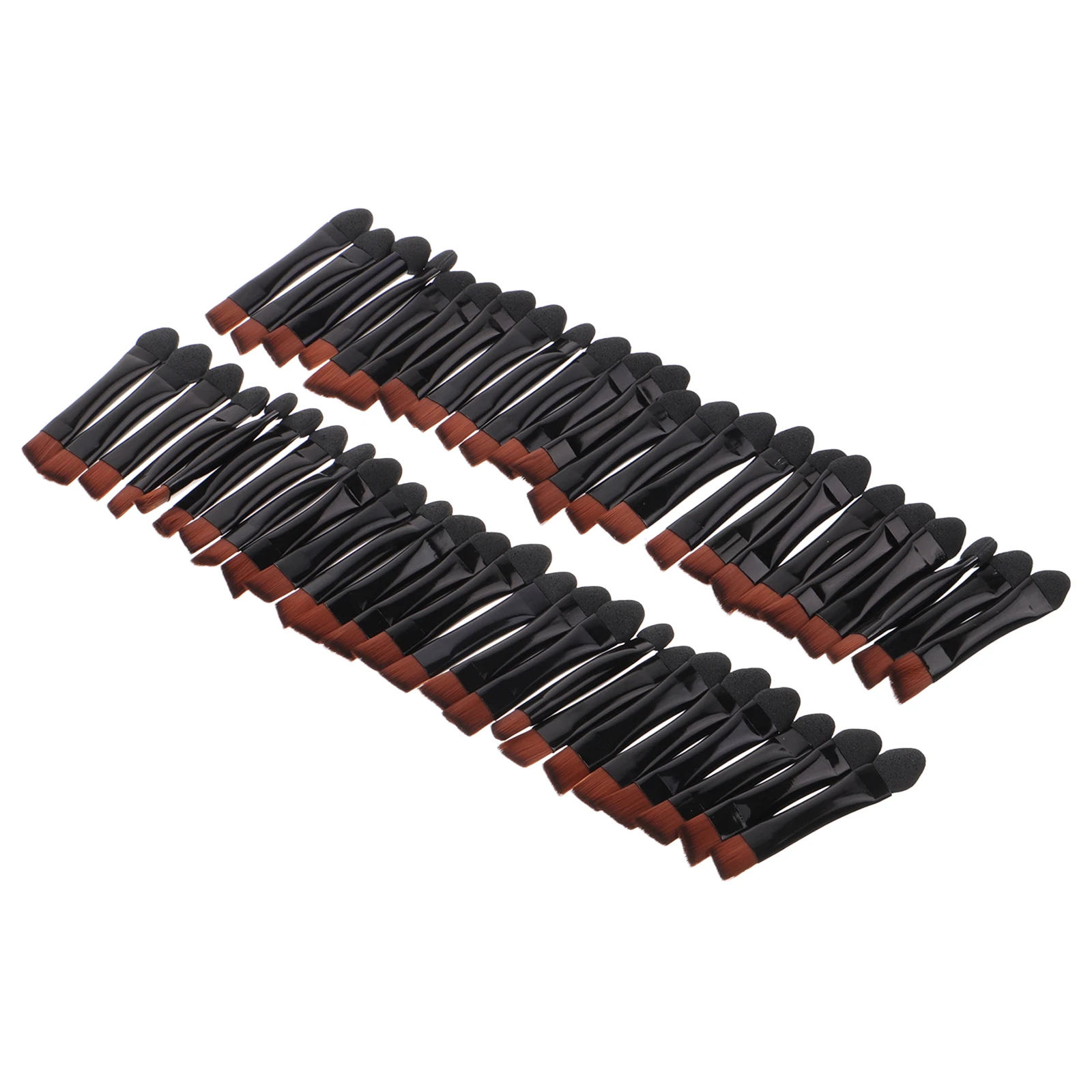 

50 Pcs Eyebrow Brush Shadow Applicator Tool Eyeshadow Applicators Double-side Miss